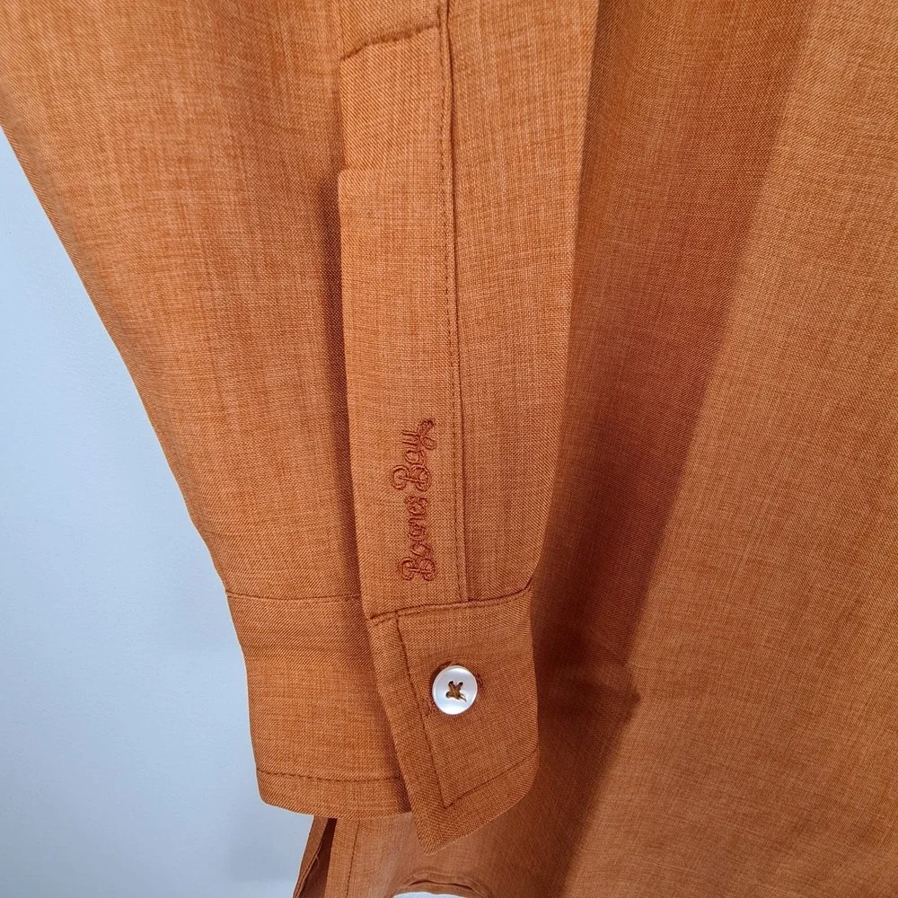 Boone's‎ Bay Fishing Shirt Vented Orange Roll Tab S Women's UV Protect Outdoor